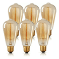 thumbnail image 1 of 6pcs Focos Vintage Bombillas Vintage Led Luz Edison E26 Malubero Transparente, 1 of 5