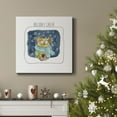 thumbnail image 6 of Christmas Owl-Premium Gallery Wrapped Canvas - Ready to Hang, 6 of 9