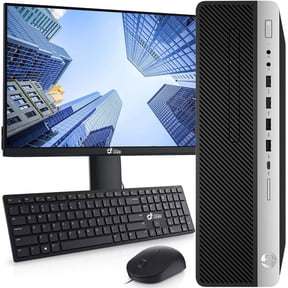 Restored HP ProDesk 600 G3, Desktop Computer PC, Intel Quad-Core i5-6500, 8GB DDR3 RAM, 1TB HDD, Wi-Fi, 22in LED Monitor, BTO USB Keyboard and Mouse, Windows 11 Pro (Refurbished)