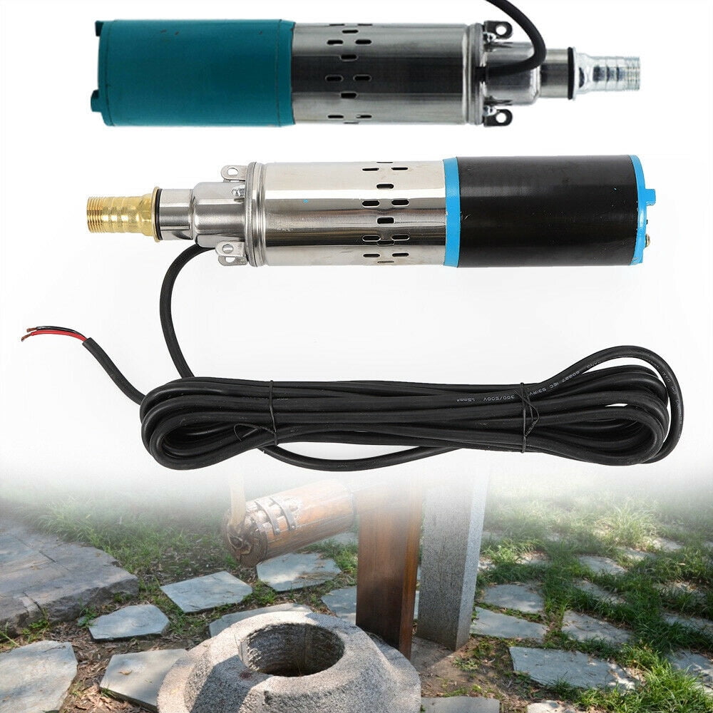 Miumaeov 200W 24V Stainless Steel Deep Well Water Pump Solar Submersible Pump 4t/Hour