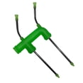 thumbnail image 2 of Bewildely Bebida Snorkel Cerveza doble Bong Adaptador Embudo Partido Dólares / Gallinas / Entretenimiento Barra de herramientas Verde, 2 of 6