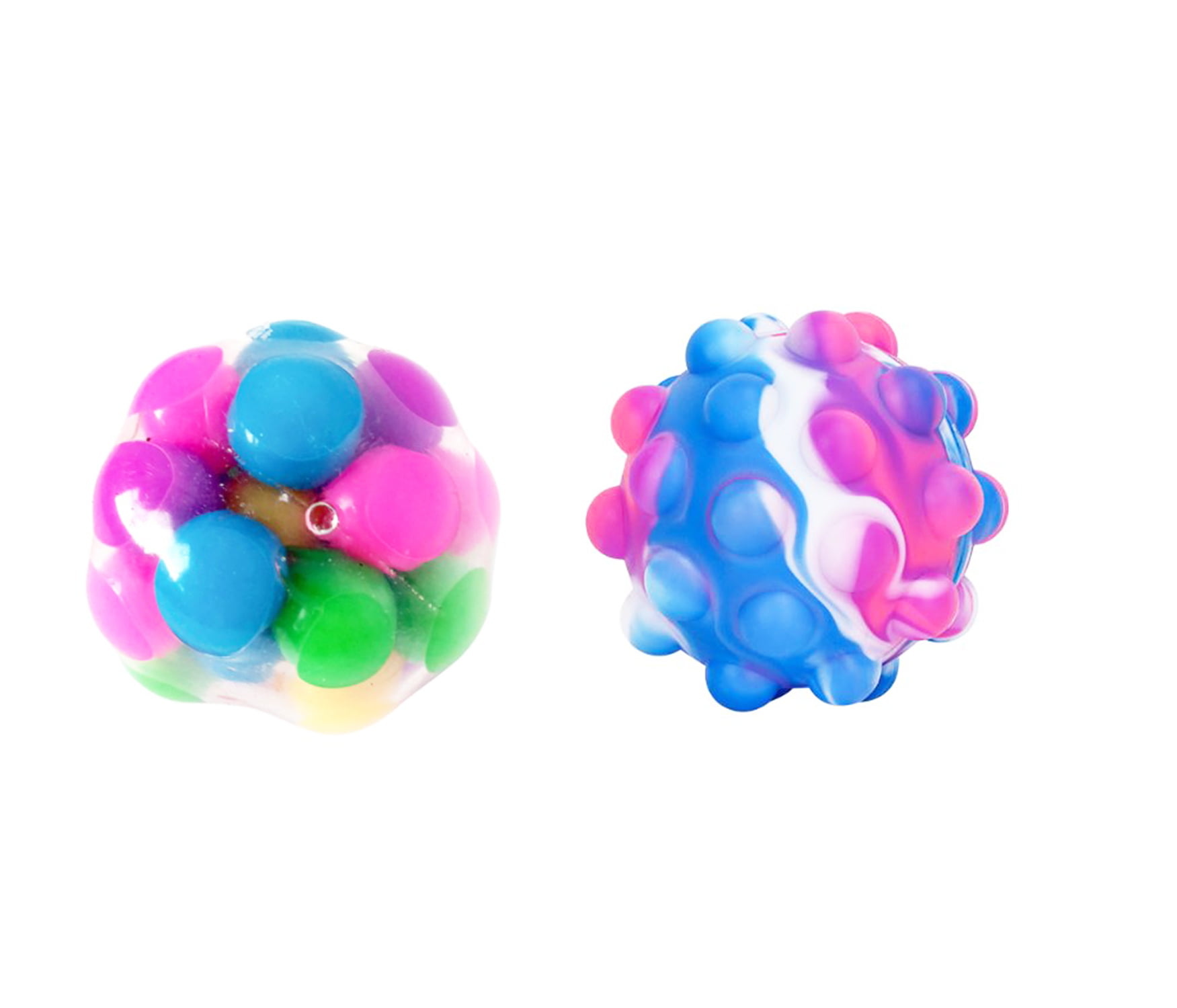 5Pack Sensory Stress Reliever Ball Simple Fidget Bubble Toy Decompression Toys 