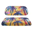 thumbnail image 2 of Aplkyhs Golf Cart Seat Covers Palm Tree Golf Cart Decor Comfortable Club Car Precedent Seat Covers Suitable for All Weather Hawaiian Golf Cart Seat Blanket with Elastic Band, 2 of 7