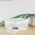 thumbnail image 1 of CRILSTYLEO Reptile Aquarium Turtle Habitat with Built-in Basking Platform Clear Plastic Turtle Tank, 1 of 8