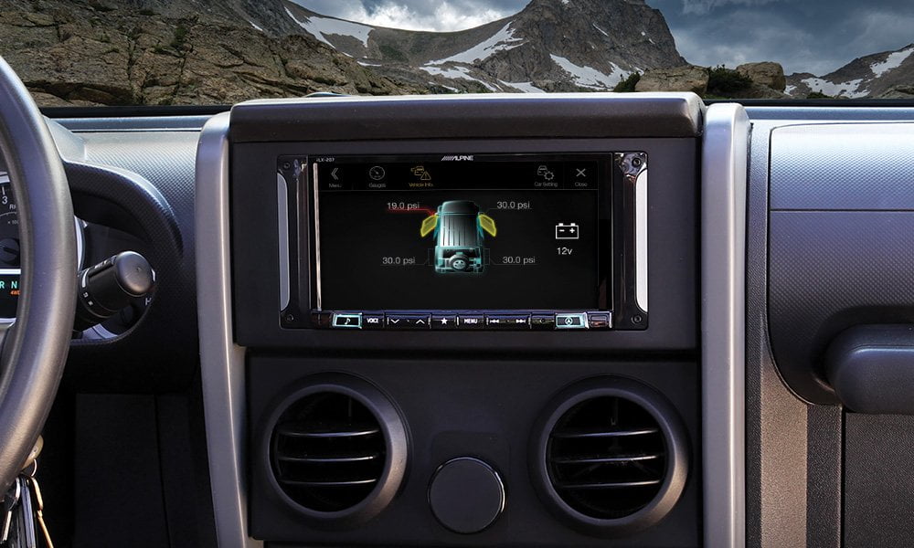 Alpine 7" Restyle System with Apple CarPlay for Jeep Wrangler 20072017