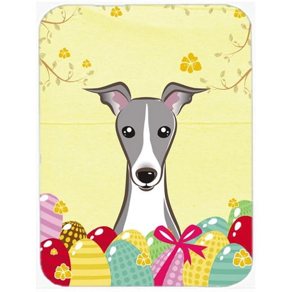 Italian Greyhound Easter Egg Hunt Mouse Pad, Hot Pad or Trivet