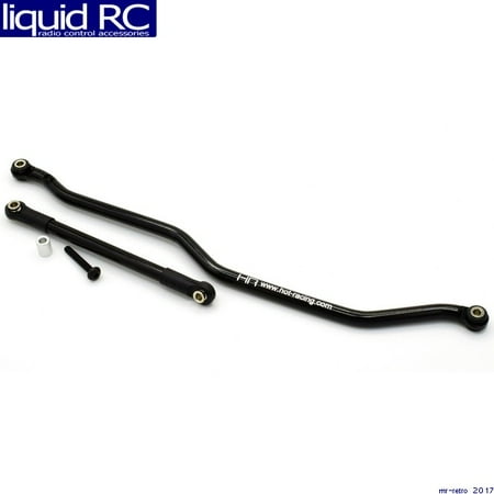- Hot Racing WRA49E01 Black Aluminum Fix Link Steering Rod Wraith Ridgecrest Deadb