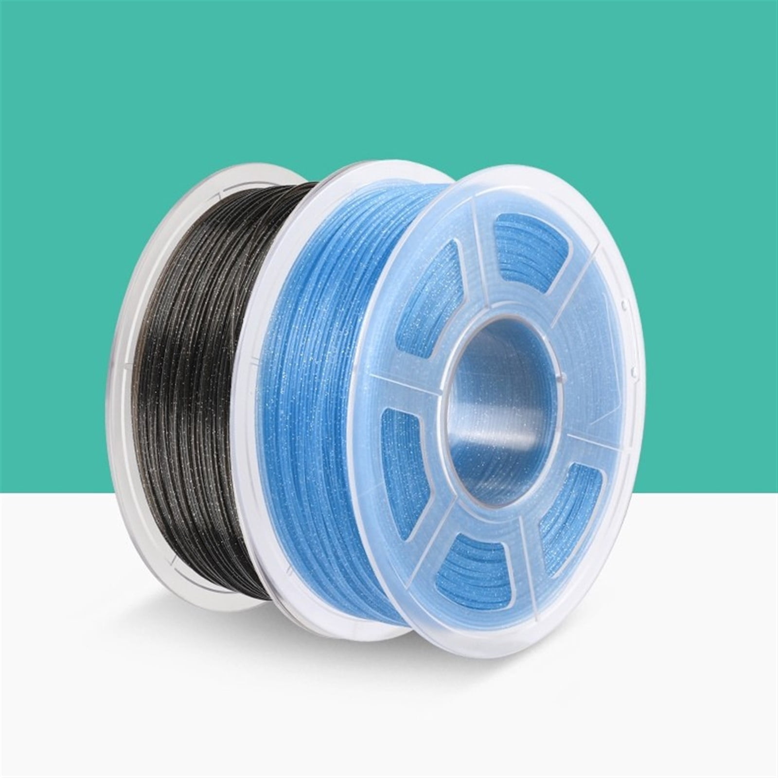 1KG Shiny Blue Filament for 3D Printer, Neatly Wound Silk-like PLA Coil, Diameter Tolerance +/-0.02mm, 1.75mm Wire Diameter