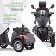 thumbnail image 4 of Mobility Scooter for Seniors & Adults,500lbs Capacity,Heavy Duty 4 Wheel Electric Scooter,800W Motor,31 Miles,Speed Adjustable,Full Accessories(Silver), 4 of 10