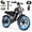 60V 30Ah Black, variant on DTTZH Electric Bike for Adults, 750W Motor,33MPH & 60 Miles, E Mountain Bike, 20"x4" Fat Tire, 48V/15.6AH UL2849(Red)