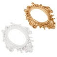 thumbnail image 3 of Miangastore European Style Picture Frame White Resin 2Set 4.72X3.93X0.47In, 3 of 9
