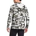 thumbnail image 4 of Xdegoge Men's Leaf & Branch Camo Sun Protection Hoodie Loose Fit Long Sleeve Fishing Shirt Hooded Face Mask Outdoor Adventure Workout Tops for Hiking, 4 of 7