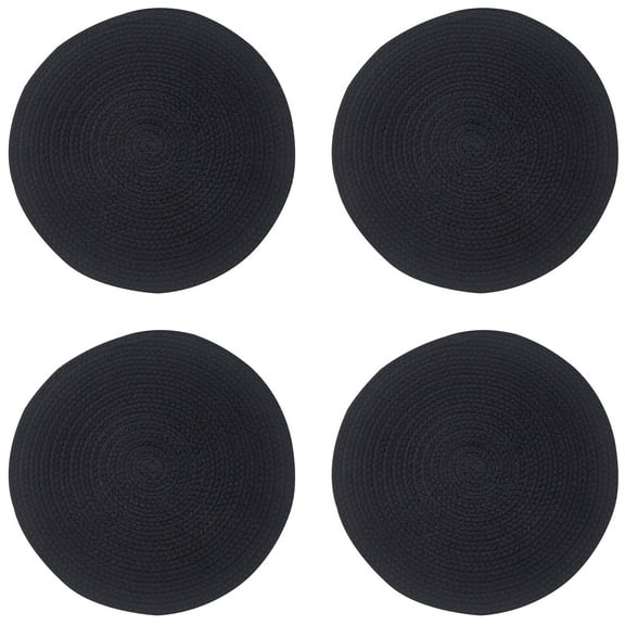 Split P Black Essex Placemat Set of 4