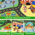 thumbnail image 5 of Kids Play Mat for Toy Cars, 31.5"×47" Traffic Road Fun Park Carpet, Non-Slip Playroom Rug, Toddler Boys Floor Playmat for Bedroom Family Tummy Time, 5 of 6