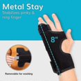 thumbnail image 3 of Braceability Ulnar Gutter Splint - Metacarpal Boxer Finger Fracture Treatment Brace For Broken, Jammed Pain Relief, Pinky And Ring Trigger, Mallet Fin, 3 of 5