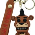 thumbnail image 2 of Freddy s Figuras Llavero FNAF Modelo Muñecas Llavero para Regalos de Niños (Marrón Claro), 2 of 6
