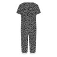 thumbnail image 4 of Juslio Ladies Pajamas with Pockets Homewear Print V-Neck Tops and Capris Fashion 2 Piece Matching Pajamas Sets XL, 4 of 9