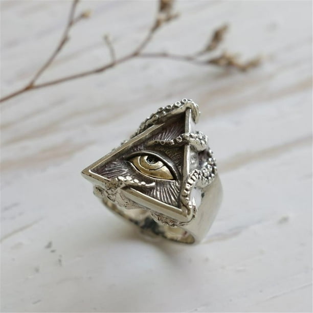 Anillo triangulo hombre hotsell