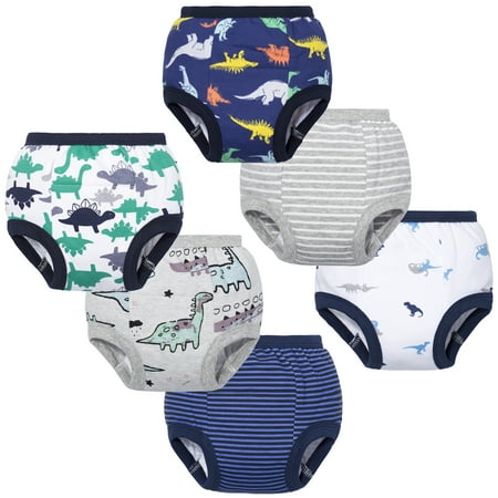 

BIG ELEPHANT Baby Potty Training Pants Cotton Soft Absorbent Training Underwear 6 Pack