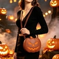 thumbnail image 6 of LILIYA Womens Halloween Pumpkin Crossbody Bags Cute Funny Candy Purse Novelty 3D Shoulder Bag Halloween Holiday Tote Handbag with Chain, 6 of 6