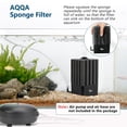 thumbnail image 2 of Filtro de acuario AQQA Whisper sumergible para tanque de 75 a 415 litros, 2 of 7