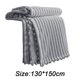 thumbnail image 2 of Manta de vellón de 50 x 60 pulgadas para sofá cama, manta de franela de microfibra súper suave y acogedora con rayas 3D, liviana para adultos, mujeres y niñas, 2 of 5