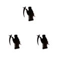 thumbnail image 1 of braveheart Rustproof Coating Candle Holders For Durability Halloween Decoration Exquisite Craft Candlestick F 3Set, 1 of 6