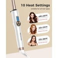 thumbnail image 7 of Hair Curling Wand Tapered barre9-19mm, Dual Voltage Curling Wand for Long Hair, 7 of 7