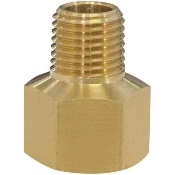 Adaptateur en Laiton 1/2 Pouces FPT x 3/8 Pouces MPT