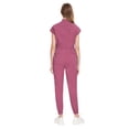 thumbnail image 3 of VIAOLI Scrubs Set for Women Nurse Uniform Jogger Set Stretch Top & Pants with Multi Pocket for Nurse Workwear, 3 of 8