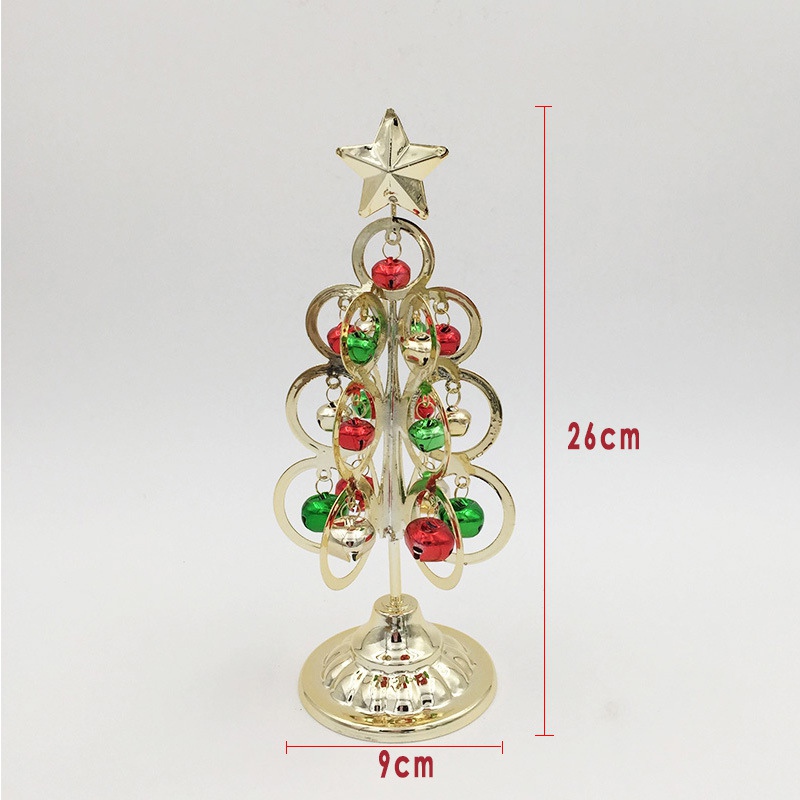 [Big Save!] Christmas Crafts Tabletop Decor Desktop Mini Christmas Tree Wrought Iron Christmas Tree Miniatures Decoration For Home Christmas Decoration Tabletop Centerpiece - image 4 of 6