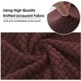 thumbnail image 4 of Stretchy Dining Chair Covers 6 Set, Nonslip Chair Slipcover Removable Chair Protector Cover Seat Slipcover (A-Coffee, 4 Pack), 4 of 8