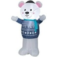 thumbnail image 2 of Airblown Inflatables G08 113274X Hanukkah Polar Bear, Multi Color - 4 x 3 x 2 ft., 2 of 3