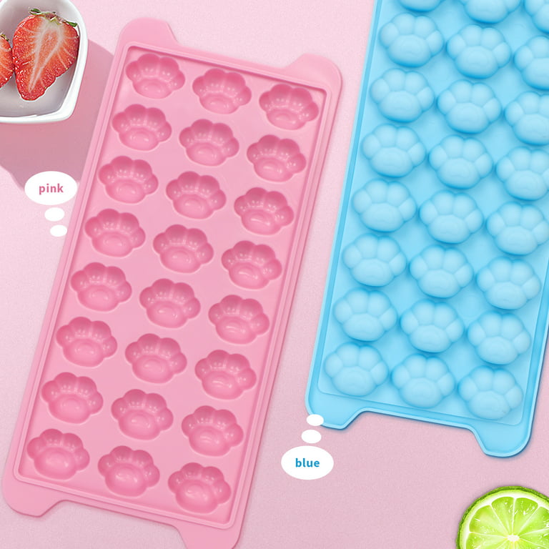 Wembley Cat Lady's Ice Tray Pink Silicone MAKES 8 CAT ICE CUBES