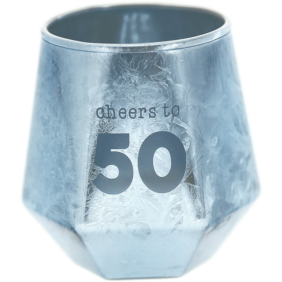 Pavilion Gift Company - Cheers to 50 - 3 oz Geometric Shot Glass