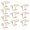 Golden, variant on LYMAYTER Nail Accessory 10 Pcs Fingertip Nail Rings - Detachable, Anti - rUS-CYYLt, for Nail Biters