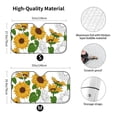 thumbnail image 3 of Disketp Windshield Sun Shade, Car Sun Shade For Front Window Plump Sunflower And Sketch Sunshades Sun Visor Protector Blocks Uv Rays Foldable, 3 of 9