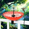 thumbnail image 5 of Aufmer Courtyard Backyard Decor Mini Solar Bird Bath Metal Basin Fountain Automatic Water Circulation Design Outdoor Bird Feeding Landscape Ornament For Yard Layout, 5 of 5