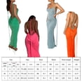 thumbnail image 3 of Azul M 2022 nuevo verano mujer moda tirantes sexy espalda descubierta ajustado ajuste cadera temperamento vestido, 3 of 8