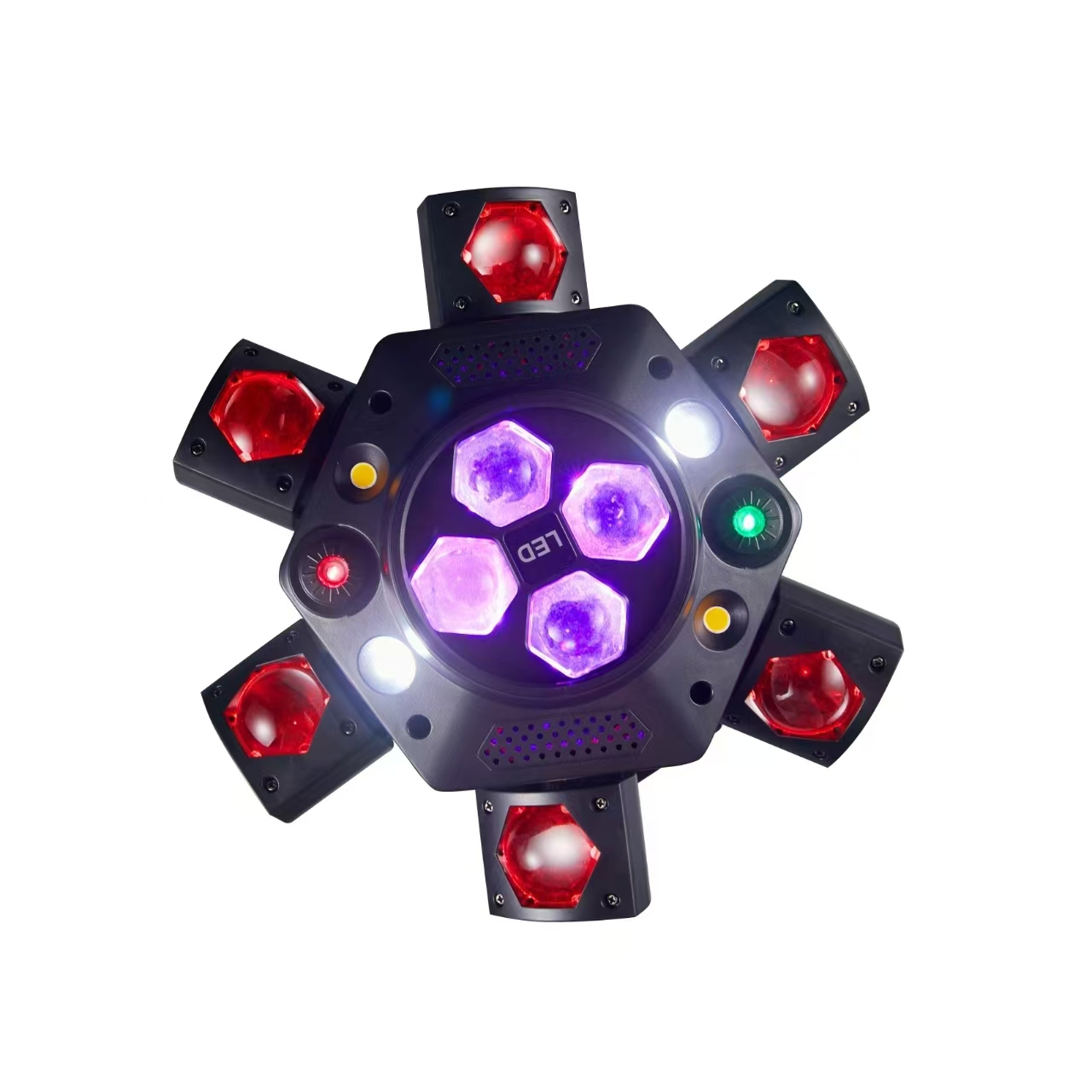 Visual Show Remote Control Disco Light LED Bee Eyes RG Laser Stage Light with Strobe Wash Beam Effect DJ Equipment For Christmas Party Show