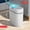 White Single Mode, variant on Motion Sensor Bathroom Trash Can Touchless Automatic Garbage with Lid, Small Waterproof Trash Bin for Office Bedroom Living Room