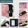 thumbnail image 5 of Small Wallet For Women Bifold Leather Pocket Coin Credit Card Holder With RFID Blocking Strawberry, 5 of 6