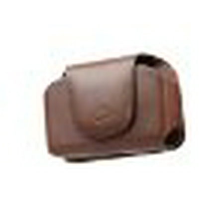 Palm Treo Pro Replacement - Brown with Tan Stitching Naztech Bravo Leather Carrying Case Pouch with Belt Clip for Samsung Moment M900, i760 / Motorola Droid A855, CLIQ MB200 / HTC Tilt 2, Touch Pro 2 / Palm Treo 600, 650 [Retai