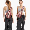 thumbnail image 6 of Sling Backpack,Red Christmas Car Pattern Crossbody Bag with Water Bottle Holder,Waterproof Sling Bag for Men/Women with Chest Phone Holder for Hiking,Travel, 6 of 6