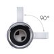 thumbnail image 4 of Conector de válvula de parada de ducha, conector de pausa de agua para pistola rociadora, válvula adaptadora de acción rápida para regulador de flujo., 4 of 5