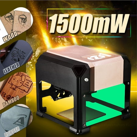 1500mW Desktop Laser Engraving Machine USB Engraver Printer Craver 3.1
