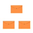 thumbnail image 4 of mmirethe Rangez les Documents Importants avec Style Sac de Rangement en Feutre orange 3Set, 4 of 6