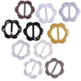 thumbnail image 1 of SHISUYAN Resin Flower Shape Shirt Clips for Clothing Use Assorted Color and High Quality 10pcs, 1 of 8