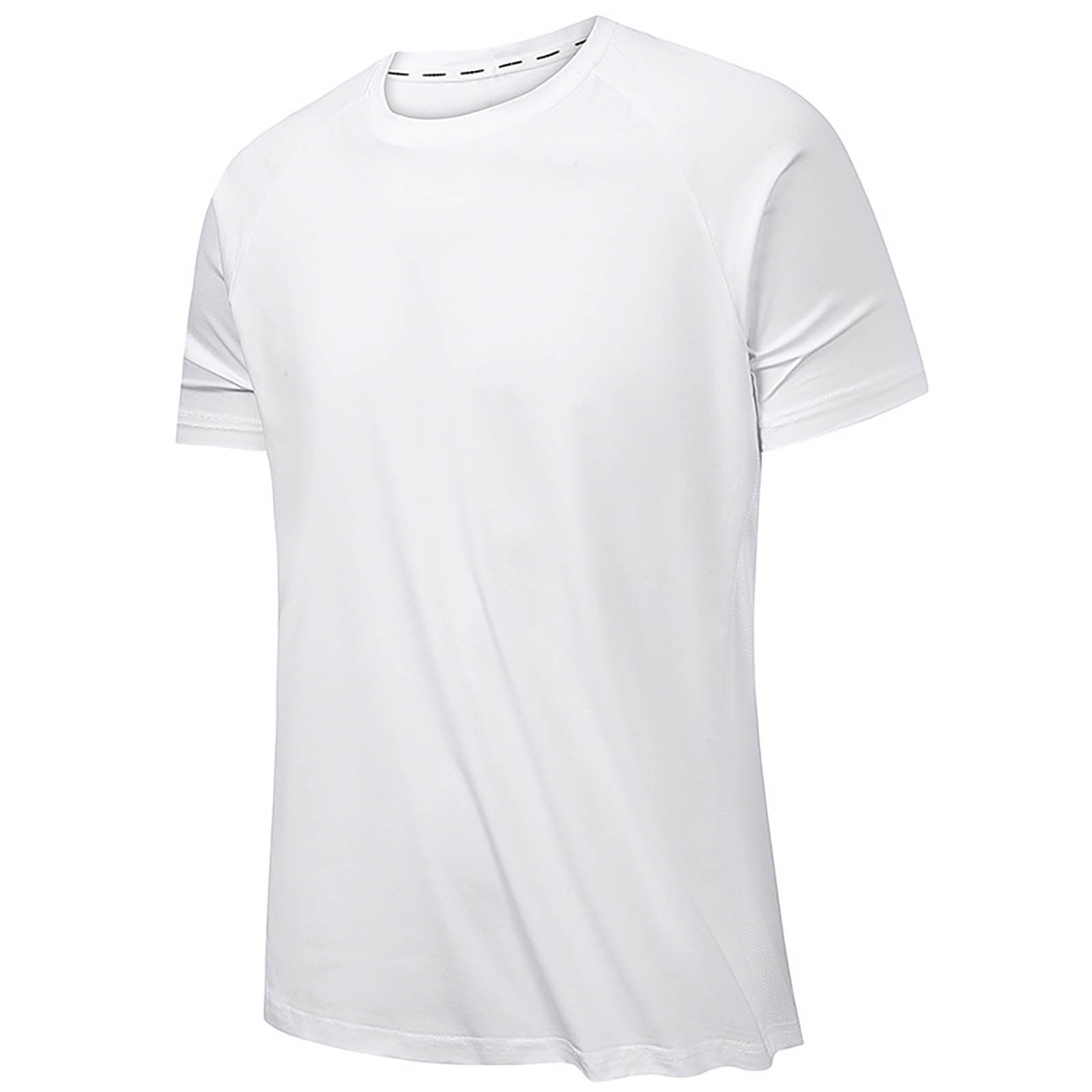 QIPOPIQ Men's Dri-Power Cotton Blend Short Sleeve Tees, Moisture Wicking Clearance