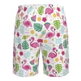 thumbnail image 6 of Naloa Cute Flamingo Men's Beach Shorts, Surfing shorts, Swim trunks, Quick Dry Swim Trunks for Surfing Beach Fun - Medium, 6 of 9